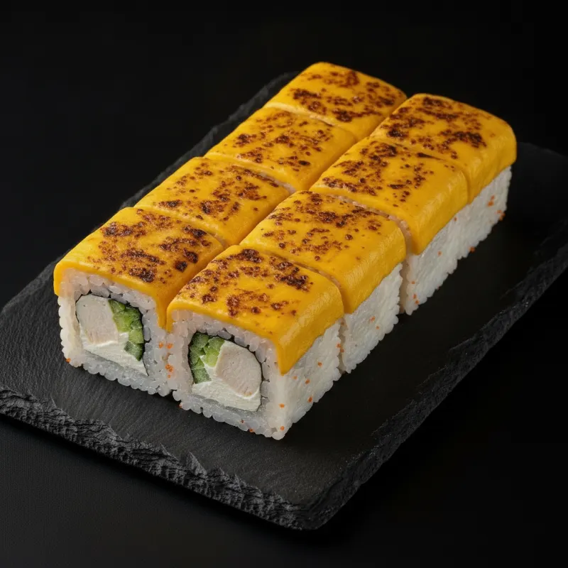 Опаленный ролл с Курицей